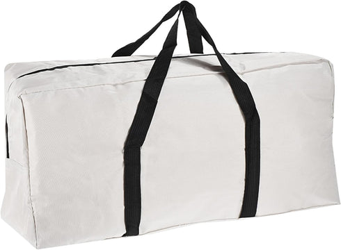 PATIKIL 26" Camp Chair Replacement Bag, Waterproof Oversize Storage Duffle Bag with Zipper for Travel Camping, White