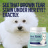 Great Eyes Tear Stain Remover for Dogs, Natural Eye Wipes, Made in The USA, 100 Wipes