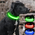 BSEEN Reflective LED Dog Collar - Light Up Dog Collars for Safe Walking at Night - Rechargeable for Dogs, Neon Green,