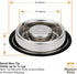 Neater Pet Brands Stainless Steel Slow Feed Bowl, Non-Tip & Non-Skid for Dog Food Gulping and Indigestion