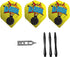 Viper Comix Steel Tip Darts, 22 Grams, Precision Game Accessories