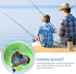 Homelove Collapsible Camping Fishing Bucket - 11L Durable Pop Up Water Bucket with Net and Rope for Outdoor Activities