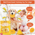Treat Dispensing Dog Toys, Crinkle Squeaky Interactive Puzzle Toys for Medium and Large Dogs (Potato Chips)