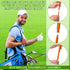 U Shaped Golf Club Holder, Detachable Stainless Steel Stand, Soft Rubber Covered