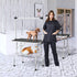 Dog Grooming Smock - Professional Barber Jackets for Women & Men, Cosmetologist Smock (XL) for Pet Groomers