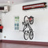 Ultrawall Bike Rack, Garage Wall Mount for 2 Bicycles and 1 Helmet, Heavy Duty Storage Holds Up to 100lbs