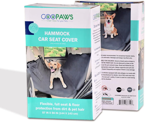 Dog Seat Cover, Waterproof Hammock, Scratchproof Travel Car Bed Back Seat Cover for Pets