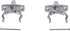 Seachoice Top-Mount Rowlock Set, Chrome-Plated Zinc, Includes 2 Rowlocks with Locking Pins and Sockets