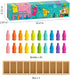 Trozihn 8-12, 2-4 Bottle Color Match Game, Fun Family Board Game for Kids Player Bottle Collision Game for Kids