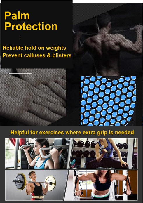 SUJAYU Workout Gloves for Women Men, Barehand Gloves for Weight Lifting, Weight Grips for Women Gym Gloves for Women