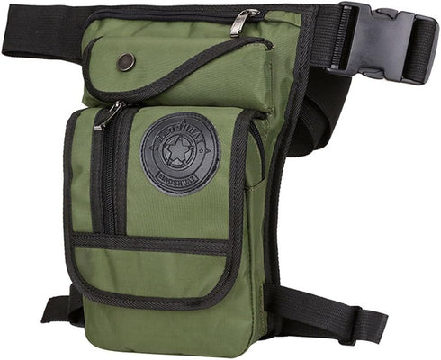 Hebetag Nylon Drop Leg Bag, Hiking Waist Pack for Men and Women, Tactical Fanny Pouch