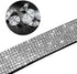 Rhinestone Dog Collar, Dazzling Soft Suede Leather Adjustable for Puppy, Small, Medium, Large Dogs (M: 33-39 cm, Pink)