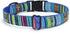 Multi-Colored Stripe Dog Collar, Soft Adjustable with Metal Buckle for Small, Medium, Large Dogs, Perfect Pet Gift
