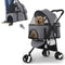 Dog Stroller 3-in-1 Pet Stroller Folding Cat Strollers for Small/Medium Dogs with