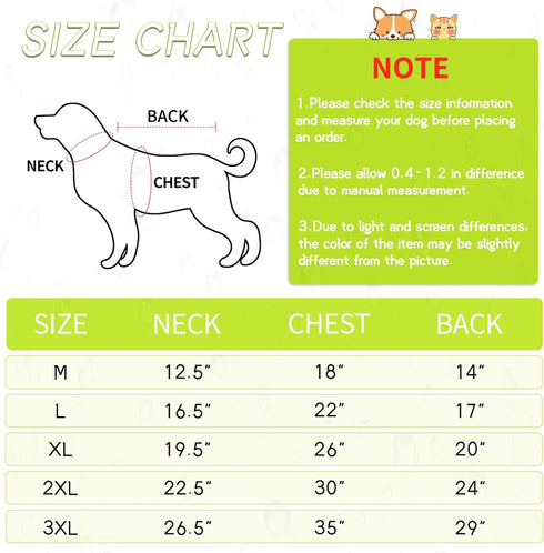 NACOCO Large Dog Raincoat Adjustable - Lightweight Waterproof Rain Jacket Poncho with Reflective Strip (M, Green)