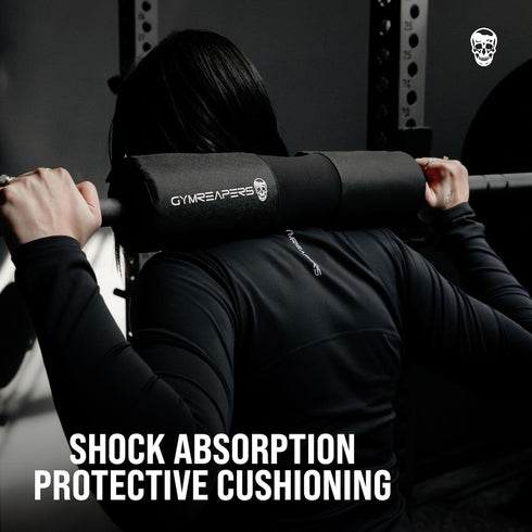 Gymreapers Barbell Squat Pad - Protective Bridge Pad for Hip Thrust, Squats, Lunges - Neck Protection, Hip Support