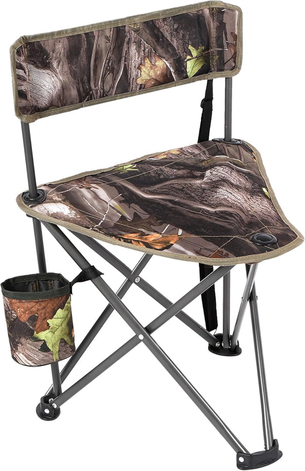 REDCAMP Tripod Hunting Chair for Blinds, Folding Lightweight Portable Fishing Chair for