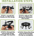 Treestand Strap Gear Hangers with Large Hooks, Lightweight Multi-Hook Accessory Holder for Hunting