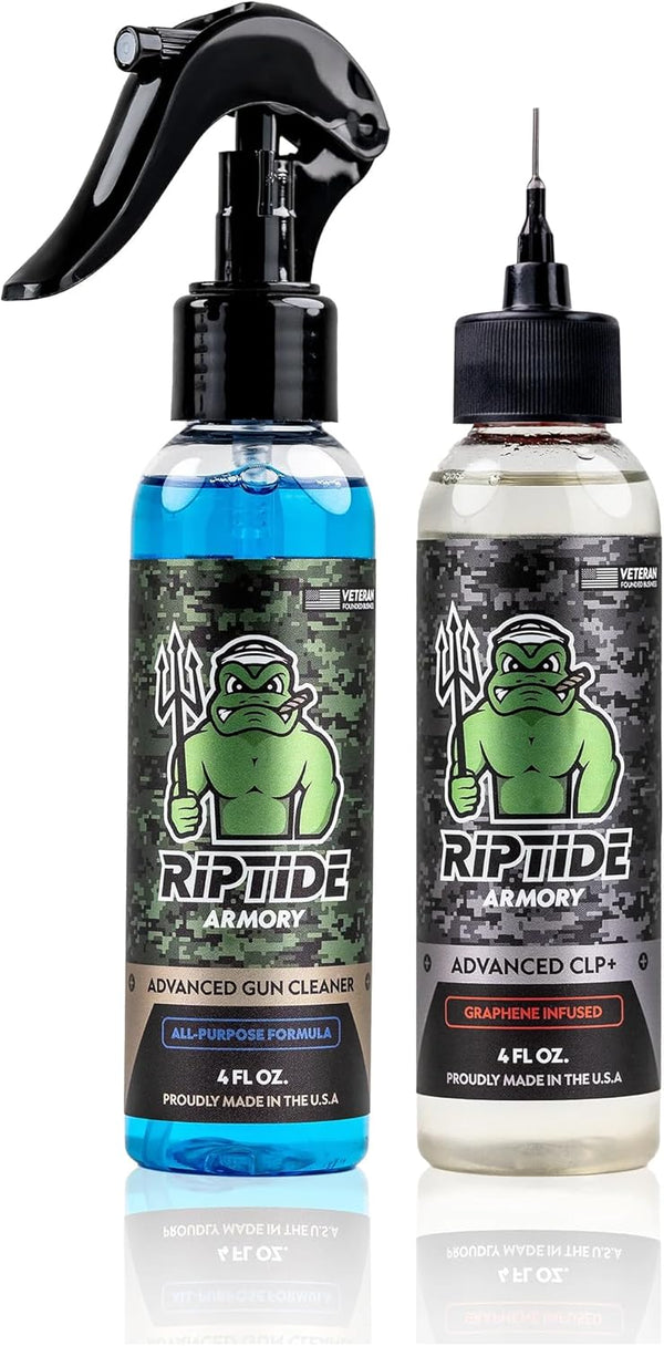 Riptide Armory Advanced Gun Cleaner & CLP+ Graphene 2 Step Kit -