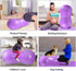 INPANY Peanut Ball - Anti Burst Exercise Ball for Labor Birthing, Physical Therapy, Core Strength, Home & Gym Fitness