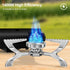 Odoland Portable Camping Stove, 1400W Gas Stove for Indoor Outdoor Cooking, Hiking, and Picnic.