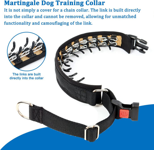 Mayerzon Martingale Collar for Dogs, No Pull Walking Collar for Small Medium Large Dogs, Anti Pull Training Collars