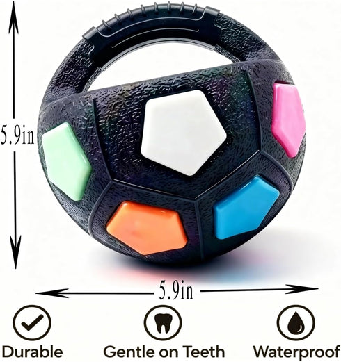 Loisdaro Calming Ball for Dogs - Squeaky Floating Chew Toy, Anxiety Relief & Stress Relief Fetch Game for Small