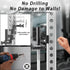 Lights Mountain 2x2 2x3 Rack-Mounted Olympic Barbell Holder for & Power Racks, No Drilling Required Heavy-Duty Steel