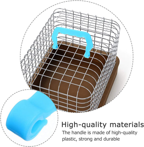 10pcs Pet Cage Handles, Portable Plastic Replacement Handles for Pet Cage Carrier