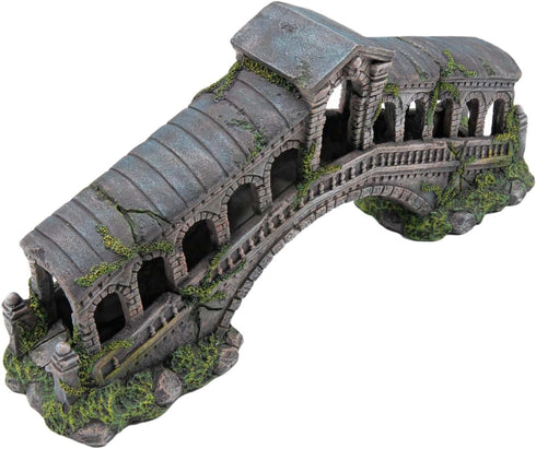 Penn-Plax Rialto Bridge Aquarium Decor, Medium Size 18.5" L x 4.75" W x 9.0" H
