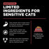 GO! SOLUTIONS Sensitivities Limited Ingredients Dry Cat Food - Salmon Recipe, 3 lbs