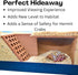 Hermit Crab Underground Cave | Hermit Crab Climbing Enrichment Tank Decor Hide | Hermit Crab Hideaway Decoration