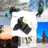 Women's & Men's USB Heated Gloves, Winter Hands Warm Laptop Gloves, Full & Half Fingerless Design