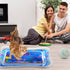 2 Pack Water Sensory Play Mat for Cat, Upgraded Thickened Dog Water Play Mat with PVC Scratch, Anti-Scratch Design Pet
