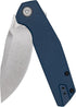 Kershaw Lucid Folding Pocket Knife, 3.2 inch Clip Point Blade, Blue Handle