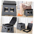 Portable Foldable Toilet for Outdoor Travel Emergency Potty for Camping Lightweight Carry Design with Garbage Bags