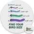 Sweet Feet & Beak Safety Pumice Bird Perch - X-Small 1/2" x 6", Blue, Lightweight Grinding Perch
