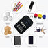 Golf Ball Bag Pouch with Front Tee Holder, Detachable Clip for 12-15 Balls, Zipper Pockets