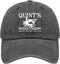 Vintage Mesh Baseball Cap - Quints Shark Fishing Amity Island EST 1978 Hat for Men