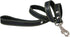 4' Classic Genuine Leather Dog Leash 1" Wide for Largest Breeds Black