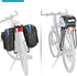 YONTUO Rear Bike Rack, Bicycle Pannier Rack with Extra Long Tubular Mounting Brackets, Adjustable Fit 26”-29”