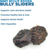 0.5 lb (Pack 1) Best Bully Sticks Beef Bully Stick Char Burger Slider Treats - of - All-Natural, Bite-Sized, Easily