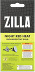 Zilla Incandescent Bulb, Night Red, Ideal for Reptile Species Nocturnal