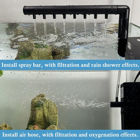 FEDOUR Submersible Aquarium Internal Filter with Water Pump for Fish Tank up to 35 Gallon (for 5-35 Gallon-New)