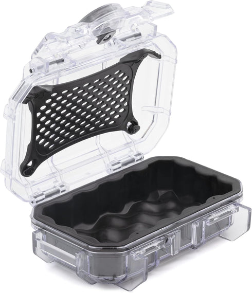 Seahorse 52 Waterproof Dry Box - Hard Protective Micro Case, IP67 Waterproof/Lockable/Airtight for Earbuds and Small