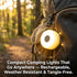 3-in-1 5 1-Hour 26ft Brightz Lantern Reel Light Rechargeable Camping Lantern & Retractable String Lights, Weather