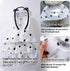 Waterproof & Quick-Drying Puppy Raincoat with Hood and Leash Hole, Cute Hooded Rain Poncho Gear for Large Dogs