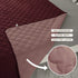 1 Piece68"x82",Burgundy+Pink SPXTEX Dog Bed Cover Washable Pee Pads Dog Blankets for Puppy Large Dog Cat,Sofa