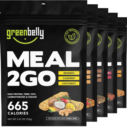Greenbelly Backpacking Meals | All Natural Hiking Meal Bars | 650 Calories