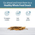 JustFoodForDogs Healthy Dog Treats, Limited-Ingredient Chicken Apple Bark, Made in The USA, 5 oz